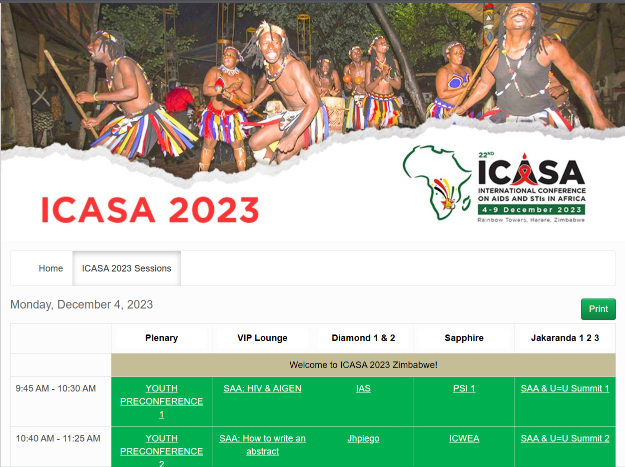 ICASA 2023 Online Programme